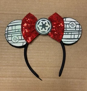 Disney Parks Star Wars Pailletten Ohren Stirnband Neu Siehe Beschreibung - Bild 1 von 8