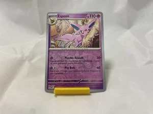 Espeon 033/131 - Prismatic Evolutions - Reverse Holo Pokemon Card Near Mint NM - Picture 1 of 3