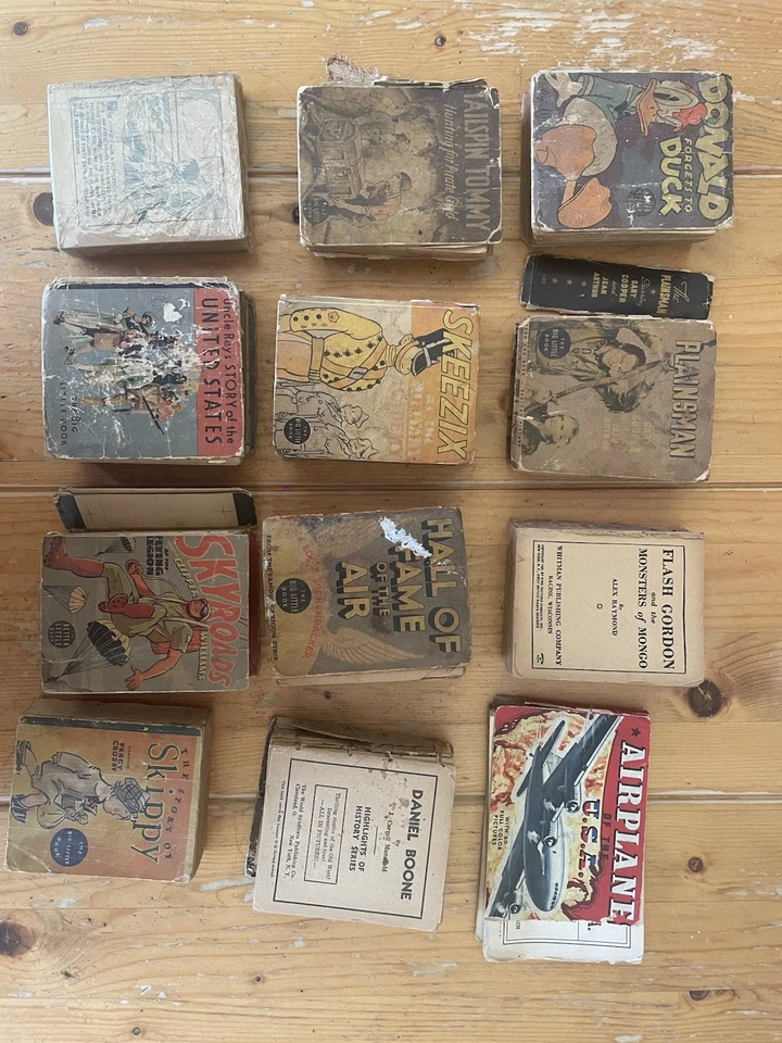 Huge Lot 12 Big Little Books 1930s-1940s Disney, Whitman, Skeezix, Skippy + More - Image 1 of 4