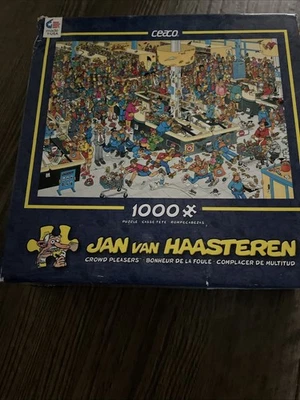 Jan Van Haasteren Crowd Pleasers U.S.A. Jigsaw Puzzle 27x20 - Image 1 of 4