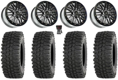 Pro Armor Rath Bdlk 15" Wheels TM 33" BDC Tires Polaris Ranger 1500 & Xpedition - Image 1 of 4
