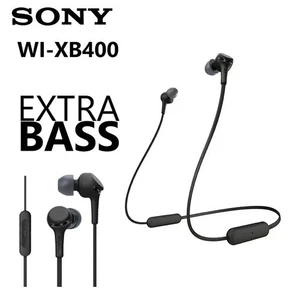 NEU Sony WI-XB400 Wireless In-Ear Extra Bass Kopfhörer mit Mikrofon für Telefonanruf - Bild 1 von 6