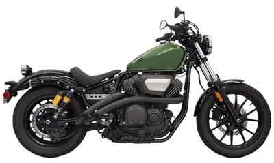Bassani Radial Sweepers Black Exhaust System for '14-15 Yamaha Bolt (3B1F2B) Foto 1 de 2