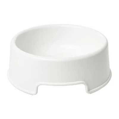 IKEA LURVIG Pet Bowl, White (603.752.65) NEW - Image 1 of 3