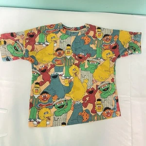 Camiseta De Colección Plaza Sésamo Big Bird And Friends Niño Pequeño Talla 5 H-17 - Imagen 1 de 5