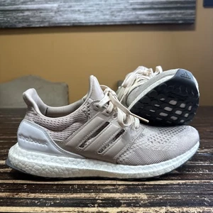 Adidas Ultraboost 1.0 Gym Running Shoes Beige White HQ2195 Womens Size 8.5 - Picture 1 of 7