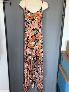 Billabong Maxikleid XS Träger Blumen Blumen Damen - Bild 1 von 7