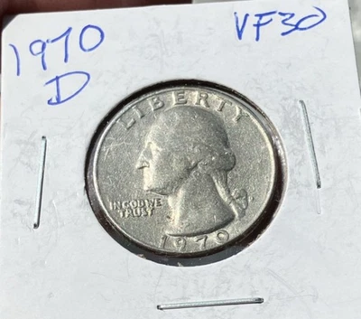 A Very Fine 55 Year Old Washington Quarter. Nice Shine And Details Present. - Image 1 of 2