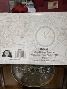 Neu im Karton New Old Stock Boba B-1975 Glockenspiel Manteluhr, 3 Glockenspiele, Quarz. Wunderschön - Bild 1 von 6