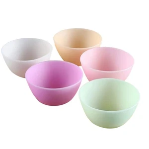  5 Stück Hautpflege Schüssel Flexible Gummi Mischung Heimgebrauch Gesichtsmaske Anti-Tropfen - Bild 1 von 12