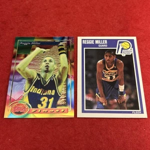 Reggie Miller - 1994 Topps Finest and 1989-90 Fleer (2nd Year Card) #65 - Picture 1 of 14