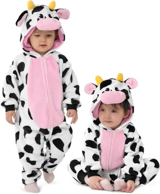 Bebé Niño Vaca Halloween Disfraz 3 6 9 12 18 24 Meses M Conjunto Infantil 6m 9m Nuevo con Etiquetas Foto 1 de 4