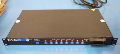 Barra de alimentación de control de alimentación inteligente Eaton IPC3401-NET 8 salidas (montable en rack) Foto 1 de 4