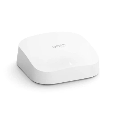 Amazon eero Pro 6 mesh Wi-Fi 6 router| Gigabit Speeds| 2,000 sq ft | 75+ devices - Image 1 of 4