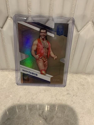2023 Panini Donruss Elite WWE Diecut Razor Ramon Scott Hall /24 NWO - Image 1 of 3