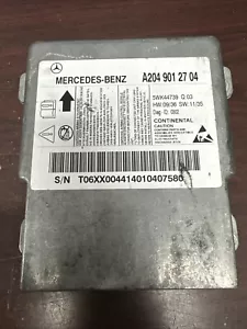 MÓDULO CONTROL MERCEDES BENZ C-350 SRS PN: A204 901 27 04 (P) - Imagen 1 de 3