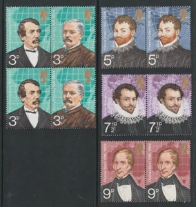 Juego de 5 exploradores 1973 SG923/SG927 en pares sin montar como nuevo - Imagen 1 de 1