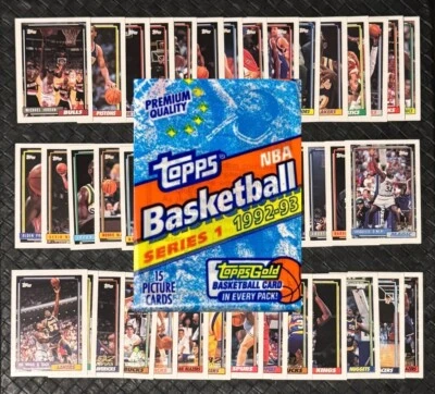 1992-93 Topps NBA Basketball Trading Cards Complete Your Set U Pick SHAQ 1/2 - Image 1 of 3