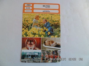 CARTE FICHE CINEMA 2003 BIG FISH Ewan McGregor Albert Finney Billy Crudup Lange - Picture 1 of 1
