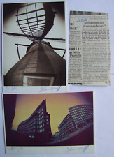 Foto Kunst Ilan Wolff,Camera Obscura,2 signierte Fotos 1986, Hamburg Chilehaus u