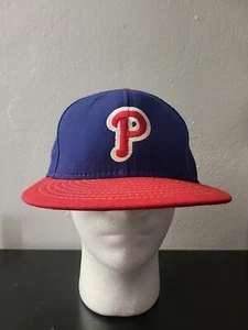 American Needle Phillies eng anliegende Mütze 7 3/8 gebraucht Vintage - Bild 1 von 7