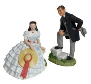 AVON 1983 Statue Scarlett O'Hara e Rhett Butler - Via col vento - Foto 1 di 14