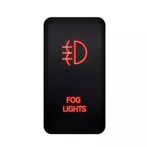 Universal Led Car Headlamp Fog Light Switch Button FOR DC 12V 35A 4 Pins 4Pin - Picture 1 of 5