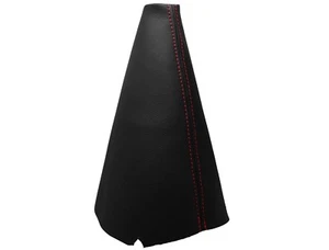 Rot Faden Echtleder Schaltmanschette Schaltsack Für LAND ROVER DISCOVERY 98-04  - Bild 1 von 1