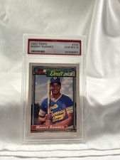1992 Topps - #156 Manny Ramirez Rookie Card