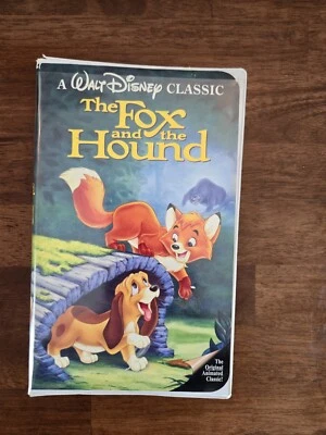 RARE Vintage Black Diamond Edition The Fox and the Hound VHS Tape Walt Disney  - Image 1 of 4