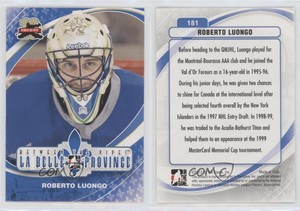 2011-12 ITG Between the Pipes Roberto Luongo #181 HOF