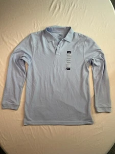 Neu Izod Jungen himmelblau XXL Langarm Polokragen Baumwolle Polyester - Bild 1 von 10