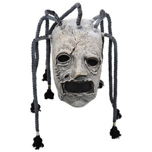 Halloween Slipknot Corey Taylor Maska lateksowa Dredy Fantazyjna maska do cosplayu Rekwizyt