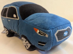 BARK BOX 2017 Subaru Crosstrek SUV Pawstrek RARE Blue Squeaky Car Dog Toy - Picture 1 of 7