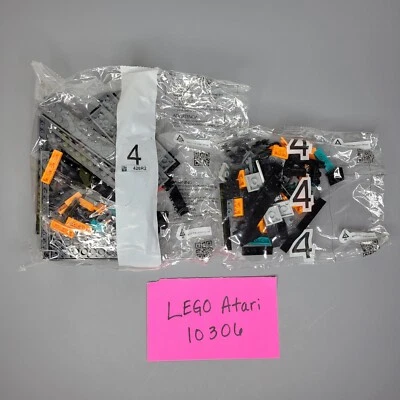 Lego 10306 Atari 2600 New Sealed Replacement Bags #4 - Image 1 of 3