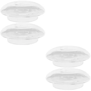 2 Stk Glasdosen Trinkgläser , Klarer Deckel Pro Ersatz Teekessel Teetasse - Bild 1 von 12