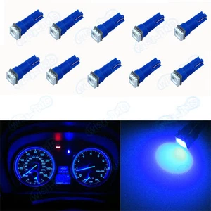 Nice 10Pcs T5 37 73 74 Instrument Gauge Dash Blue LED Bulb Light For Ford VL - Picture 1 of 9