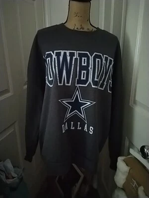Sudadera GameDay Couture para mujer (L) Dallas Cowboys gris carbón nueva con etiquetas y taza Foto 1 de 4