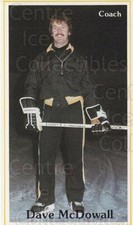 1982-83 Brandon Wheat Kings #9 Dave McDowall