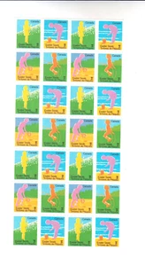 CANADA EASTER SEALS PANE OF 28 SEALS FOR CRIPPLED CHILDREN - Picture 1 of 1