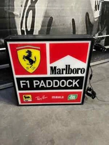 1986 Ferrari Official Paddocks F1 doppelseitig beleuchtete Leuchtreklame - Bild 1 von 20