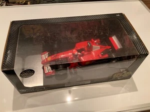 Hot Wheels Racing 1/18 2001 Spa Michael Schumacher Ferrari 52 Win Boxed - Picture 1 of 11