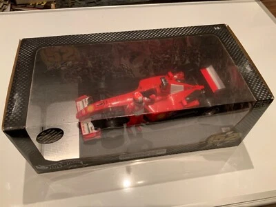 Hot Wheels Racing 1/18 2001 Spa Michael Schumacher Ferrari 52 Win Boxed - Image 1 of 4
