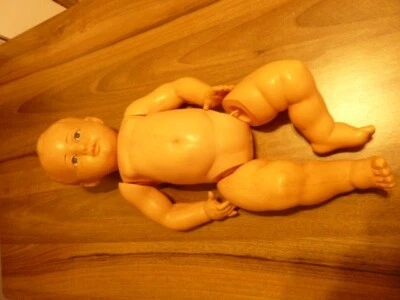 ANCIEN POUPON BAIGNEUR Celluloïd 57 Cm Têtes D’aigle Petit Colin années 30 - Photo 1/4