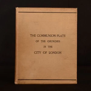 1894 The Communion Plate of the Churches In the City Edwin Freshfield Illus - Imagen 1 de 10