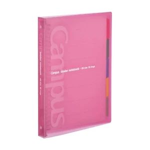Kokuyo Campus Slide B5 Binder Notebook File 26 Rings Slim Smart Ring File Pink - Bild 1 von 5