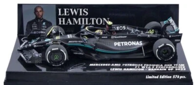 Minichamps Mercedes-AMG W14 Bahrain GP 2023 - Lewis Hamilton 1/43 Scale — 第 1/3 张图片