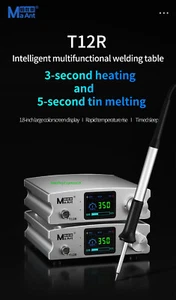 T12 75W Intelligent Soldering Station w. Led Display Alloy Chasis MicroSolder UK - Picture 1 of 14