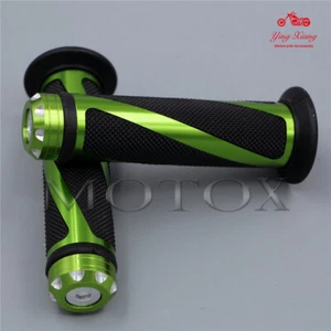 7/8" 22mm Universal Motorcycle Handle Handlebar Hand Bar Grip - Foto 1 di 16
