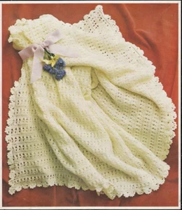 Baby CROCHET Pattern copy Gorgeous LACY Shawls 4 ply - Picture 1 of 1